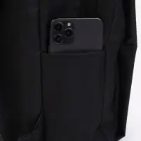 Рюкзак городской на молнии, с USB, 4 кармана, размер 30&times;12&times;43 см, чёрный