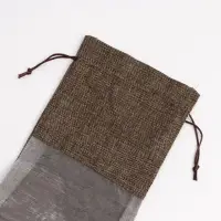 Льняной мешочек для хранения украшений, подарков, трав, 15&times;30 см, набор из 3 штук