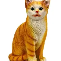 Садовая фигура из полистоуна &laquo;Кошка&raquo;, 28&times;15&times;18 см