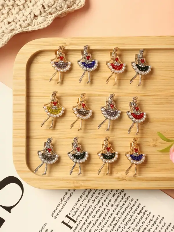 Брошь &laquo;Балеринка&raquo; мини, МИКС