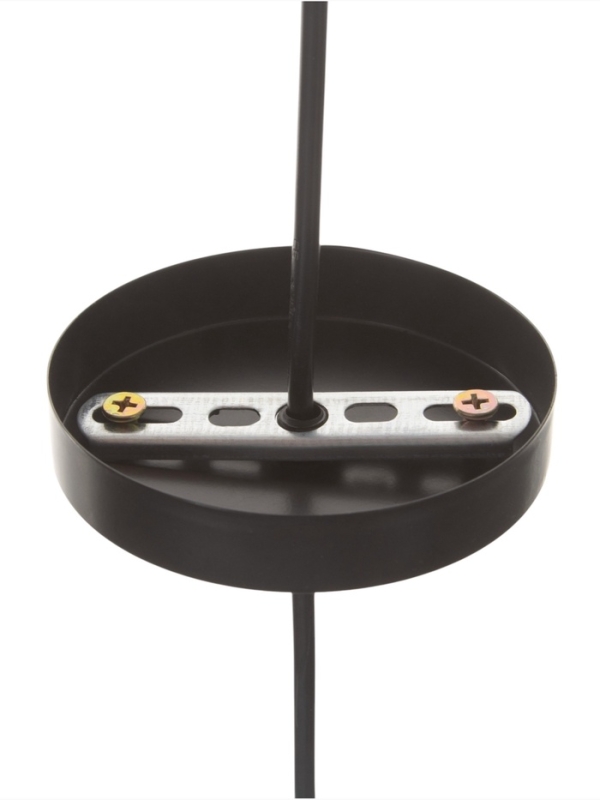 Светильник Светильник "Манчестер" (Узор) 1х40Вт Е27 черный 12,5х12,5х24+100см