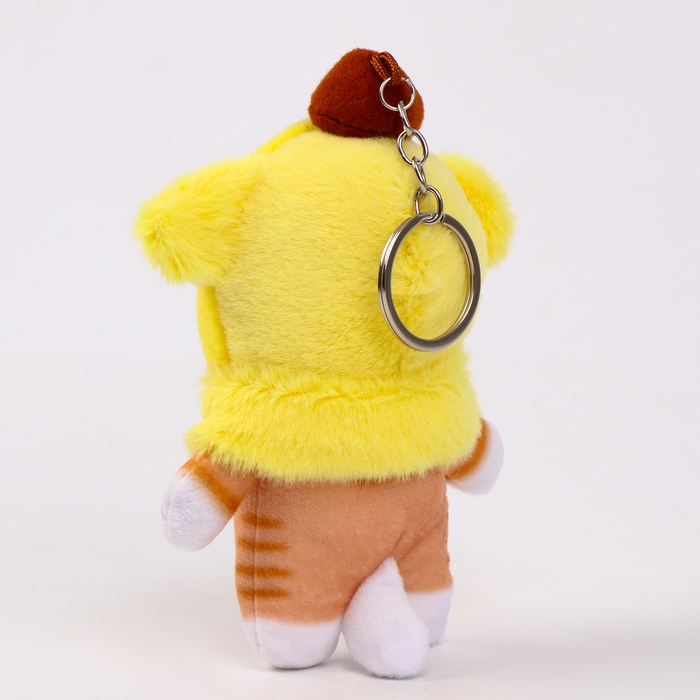 Мягкая игрушка «Котик в шапочке» на брелоке, 12 см Мягкая игрушка «Котик в шапочке» на брелоке, 12 см