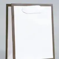 Пакет подарочный, упаковка, &laquo;Белый&raquo;, 15&times;12&times;5.5 см