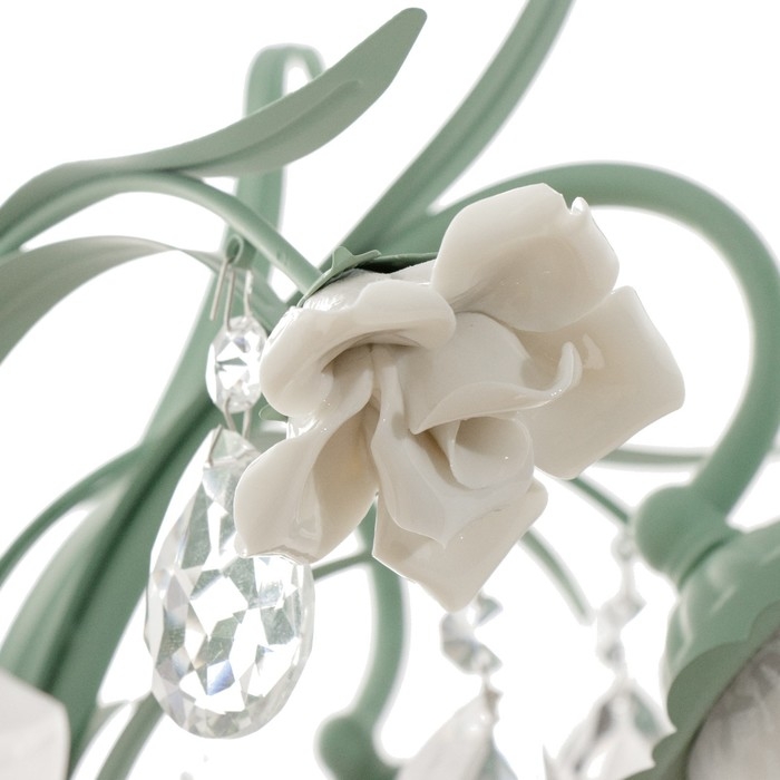 Люстра Люстра "Лиана" 5хЕ27 40Вт зелёный 45х45х40-90 см