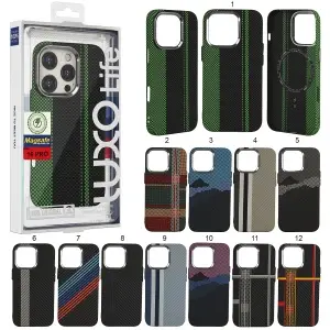 Чехол для iPhone 16 Pro Luxo Carbon