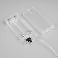 Гирлянда &laquo;Нить&raquo; 2 м, роса с насадками &laquo;Прищепки-звёздочки&raquo;, IP20, серебристая нить, 20 LED, от батареек АА&times;2, свечение тёплое белое