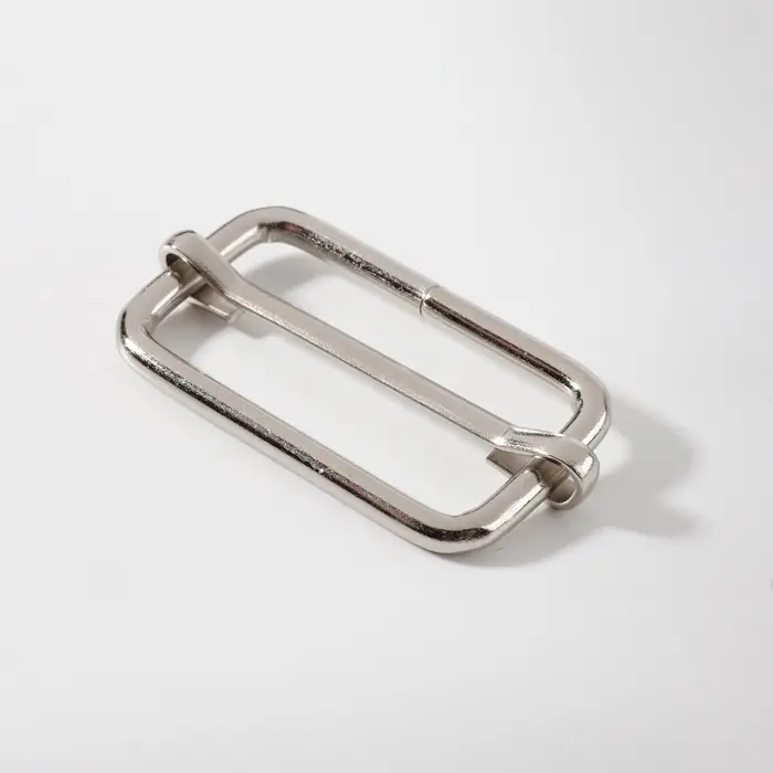 Пряжка регулирующая, вн. ширина=32 мм, s=3 мм, 5 шт., цвет серебряный