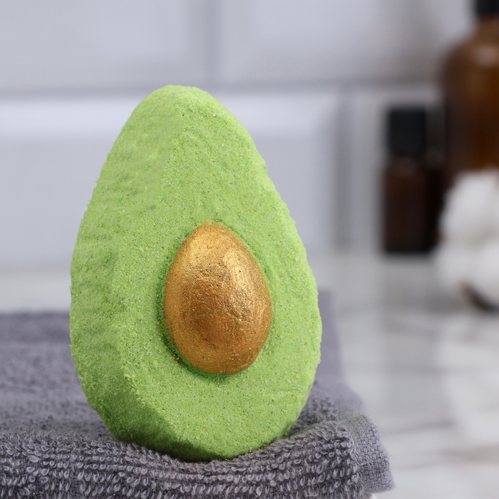 Бомбочка для ванны Бомбочка для ванны "Авокадо", мандарин, 90 гр "Добропаровъ"