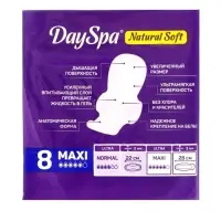 Прокладки Day Spa Natural софт, макси, 8 шт.