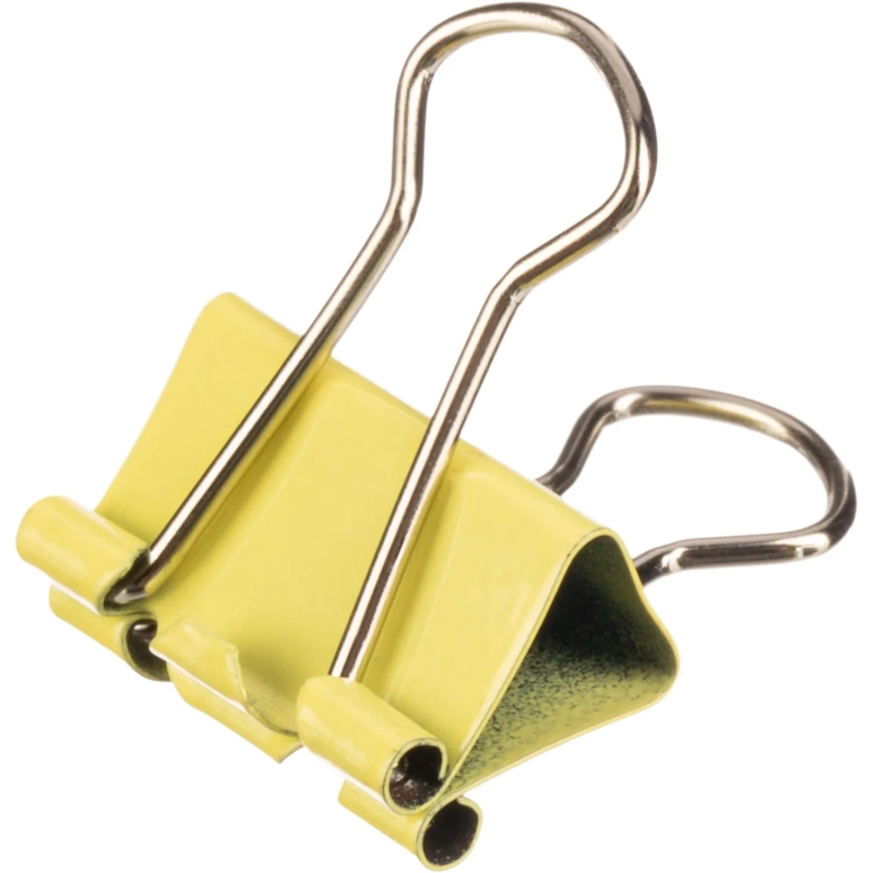 Зажимы для бумаг цветные 19мм 12шт/уп Attache, в картонной коробке