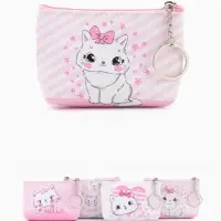 Кошелёк детский &laquo;Кошечки&raquo;, монетница, на молнии 10.5&times;2.5&times;8 см, МИКС