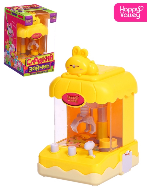 Автомат для конфет «Сладкий зайчик», МИКС