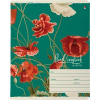 Тетрадь школьная 18 л., клетка ЦВЕТЫ.ФЕЕРИЯ в ассортименте, 7-18-243/1