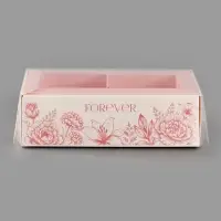Коробка для 2 конфет с ячейками Forever, 10&times;6&times;3 см
