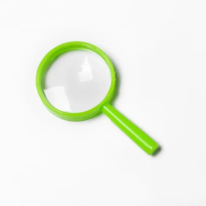 Лупа классическая, линза 25мм, увеличение 5х, пластик Лупа классическая, линза 25мм, увеличение 5х, пластик