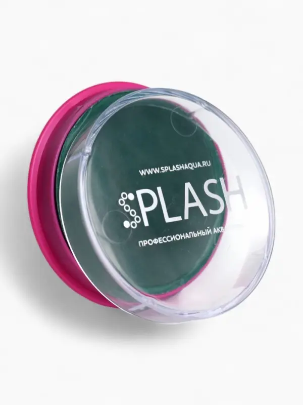 Аквагрим  в шайбе , регулярный, зеленый, 32 гр.