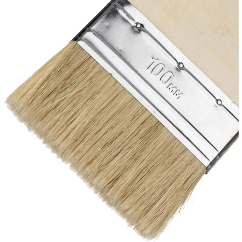 Кисть плоская 4"/100 мм, натур.щетина STAYER 0101-100