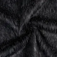 Ткань для рукоделия, &laquo;Мех&raquo; на трикотажной основе, лоскут 100&times;150 см, цвет меланж серый