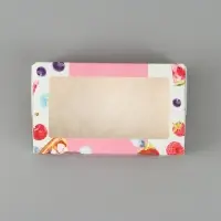 Коробка подарочная с окном &laquo;Счастье в моменте&raquo;, 20&times;12&times;4 см, самосборная