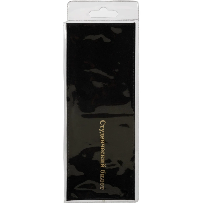 Обложка Студенческий билет кожа шик, черная, St0640703