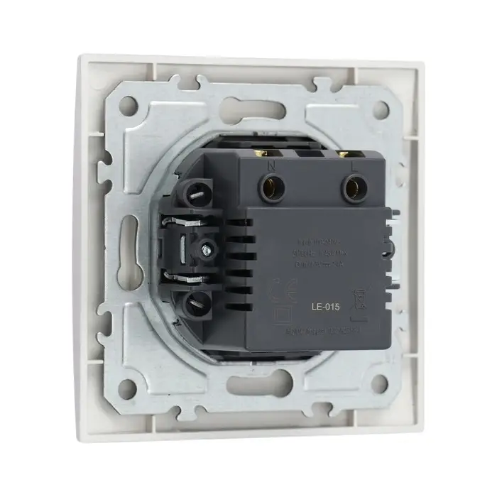 Розетка TOT Elegant, 5 В, 2.1 A, разъёмы USB-A + USB-C, скрытая, серебристая