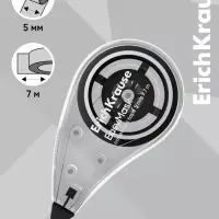 Корректирующая лента 5 мм &times; 7 м, ErichKrause Standard, в пакете, европодвес, микс