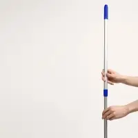 VETTA Окномойка двусторонняя (скребок 23см+микрофибра 25х7см), телеск.черенок нерж.сталь 105см