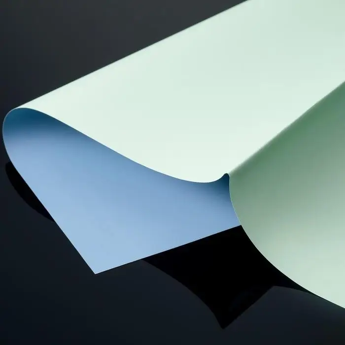 Пленка матовая двусторонняя для цветов и декора, небесно голубой, 60×60 см