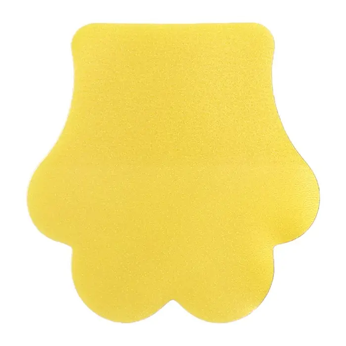 Блок-закладка с липким краем &laquo;Лапка&raquo;, 45 мм &times; 45 мм, 50 листов, пластик, жёлтый