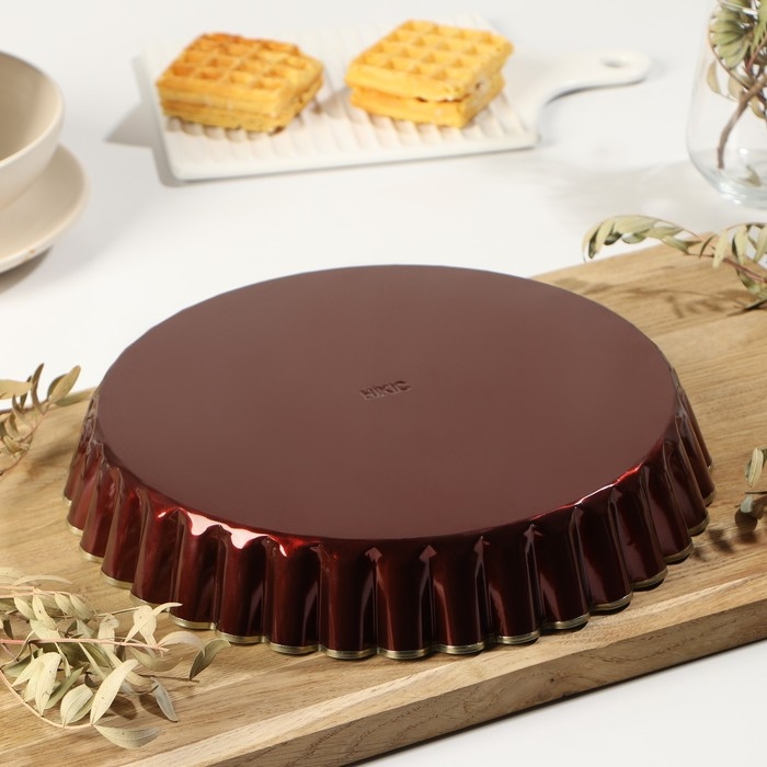 Форма для выпечки торта «Солнце», d=27,5 см , h=5,5 см, антипригарное покрытие, цвет МИКС