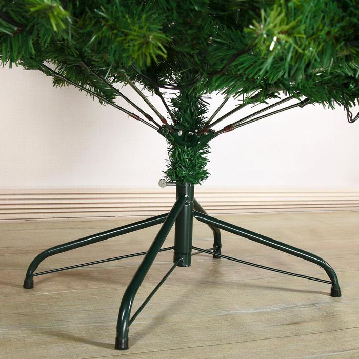 Ёлка фиброоптичесская Ёлка фиброоптичесская "Эксклюзив" огоньки, 240 см d нижнего яруса 120 см 950 веток