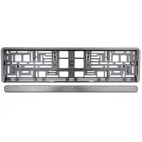 Рамка под номерной знак "карбон (тёмный)" AVS RN-04