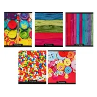 Тетрадь 48 листов в клетку Calligrata &laquo;Яркие цвета&raquo;, МИКС