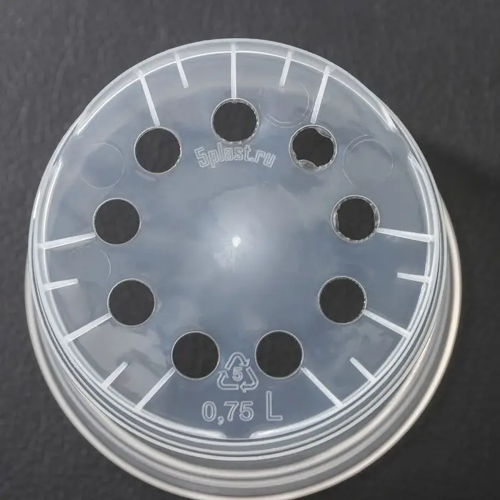 Горшок для орхидей «Орхидея», 750 мл, прозрачный