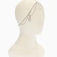 Украшение для волос "Богема", цвет белый в серебре