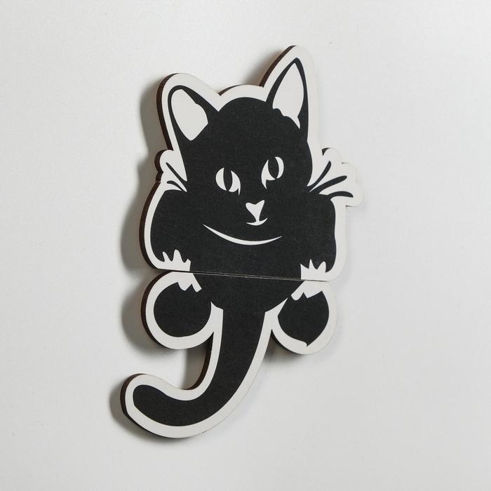 Декор настенный, наклейка на выключатель Декор настенный, наклейка на выключатель "Кот", 14 х 10 см