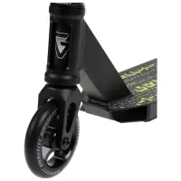 Самокат трюковой GRAFFITI Eccentric 24, колёса PU 110 мм, HIC компрессия, ABEC 9 Chrome, чёрный