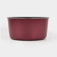 Форма для куличей, d=16 см, антипригарное покрытие, без крышки, бордовая