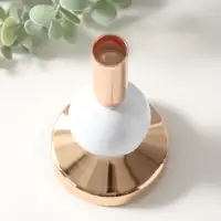 Металлический подсвечник на 1 свечу &laquo;Продо&raquo;, белый, d=2 см, 9&times;9&times;17 см
