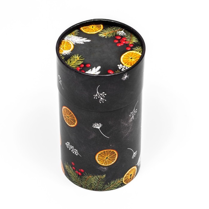 Коробка  Коробка "Мандарины" завальцованная без окна 8 х 14,5 см