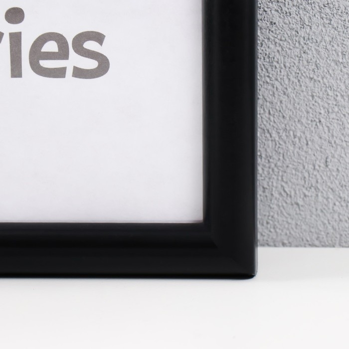 Фоторамка МДФ 21х30 см, №5 Фоторамка МДФ 21х30 см, №5 "Simple", чёрный (пластиковый экран)