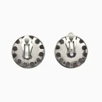 Серьги клипсы для ушей QF &laquo;Тренд. Объёмный круг&raquo;, цвет серебро