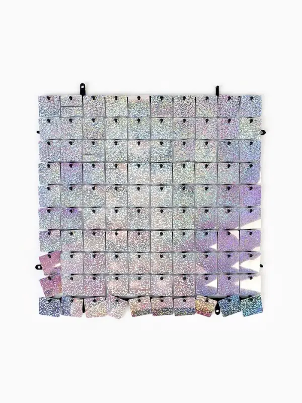 Панель с пайетками для фотозоны 30&times;30 см перламутровый