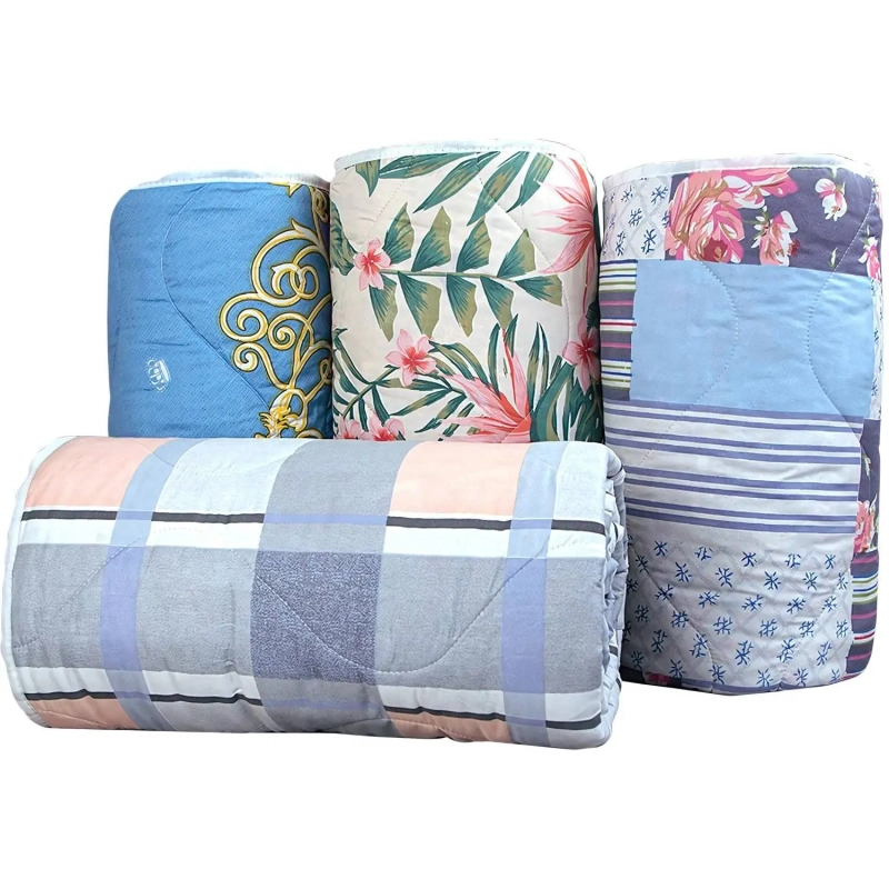 Одеяло 2сп (наполн.: ватин РВ 200г/м2; чехол: лавсан ПЭ 100%), ассорти