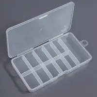 Органайзер для хранения мелочей, с подвесом, 11 ячеек, 14.5&times;8&times;1.7 см, прозрачный