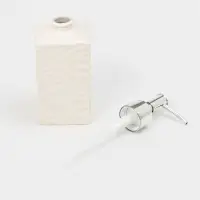 Дозатор для жидкого мыла "Хрусталь", цвет белый