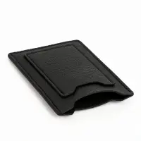 Обложка 3в1 для автодокументов, СТС, права, карта, 9&times;0.3&times;12.5 см, флотер, чёрная