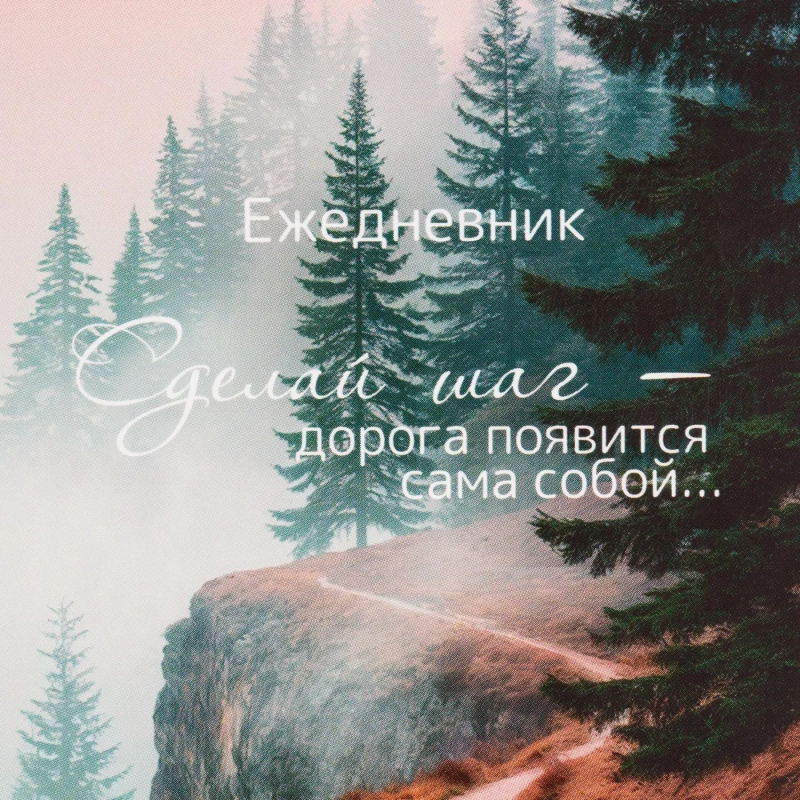 Ежедневник недатированный А5 Дорога 7БЦ, матовый, 128л