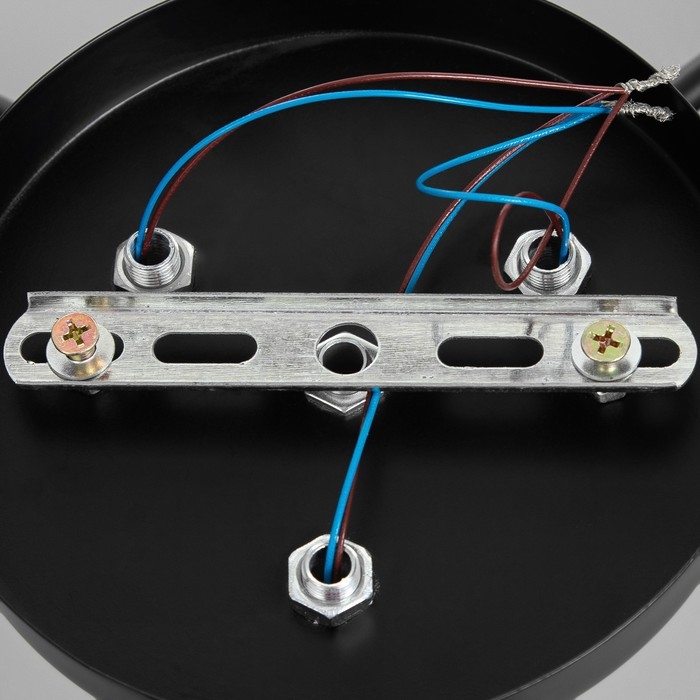 Люстра Люстра "Эдмас" 3хЕ27 40Вт черный 58х58х22 см BayerLux