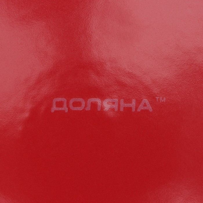 Набор тарелок керамических Доляна «Красный горох», 18 предметов: 6 тарелок d=19 см, 6 тарелок d=27 см, 6 мисок d=19 см, цвет красный